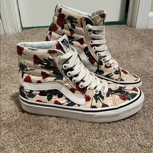 High top rose vans